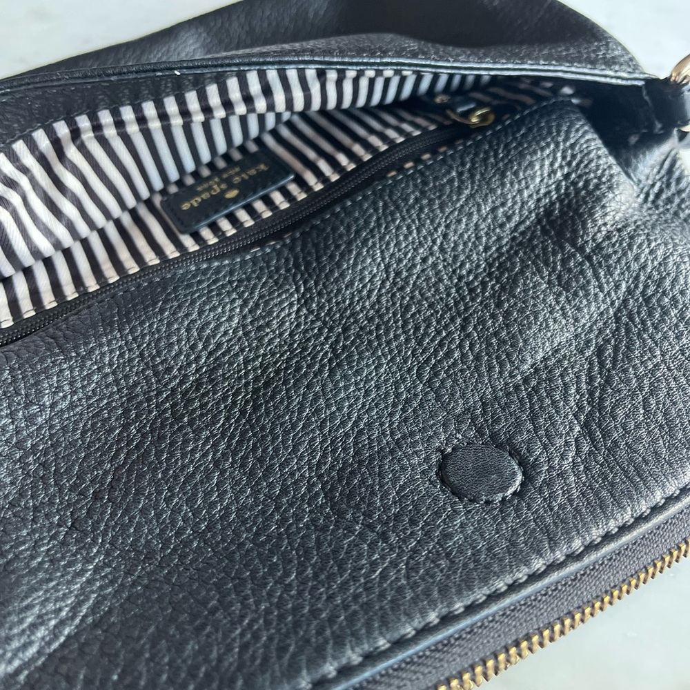 Kate Spade Black Textured Crossbody Bag - Picture 6 of 6